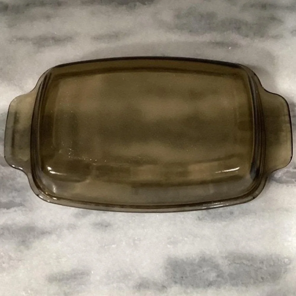 West‎ Bend Amber Slow Cooker Lid, Vintage 4 or 6 Qt Replacement, USA Glassware